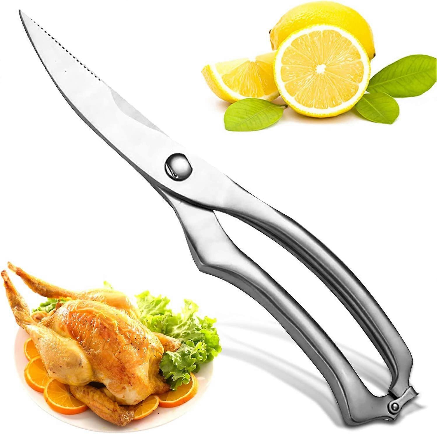 Multifunction Kitchen Scissors, Stainless Sharp Professional Poultry Scissors Kitchen Scissors