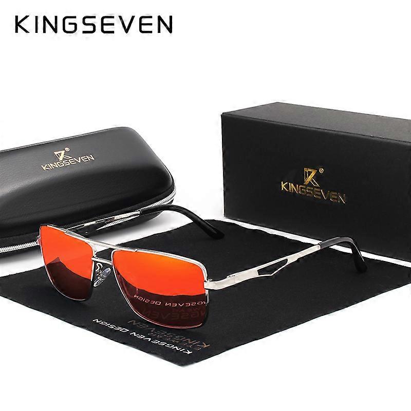 KINGSEVEN 2022 Brand Classic Square Polarized Sunglasses Men's Driving Male Sun Glasses Eyewear UV Blocking Oculos N7906