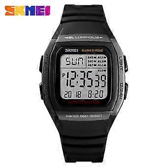 SKMEI Lyxmärke Mäns Sportklockor LED Digital Klocka Män Vattentät Militär Armbandsur För Män Klocka Relogio Masculino