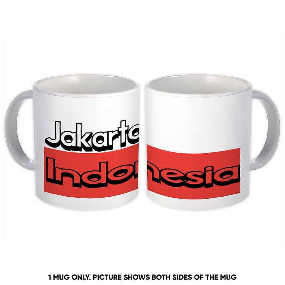 Gift Mug: Jakarta Indonesia Rectangle