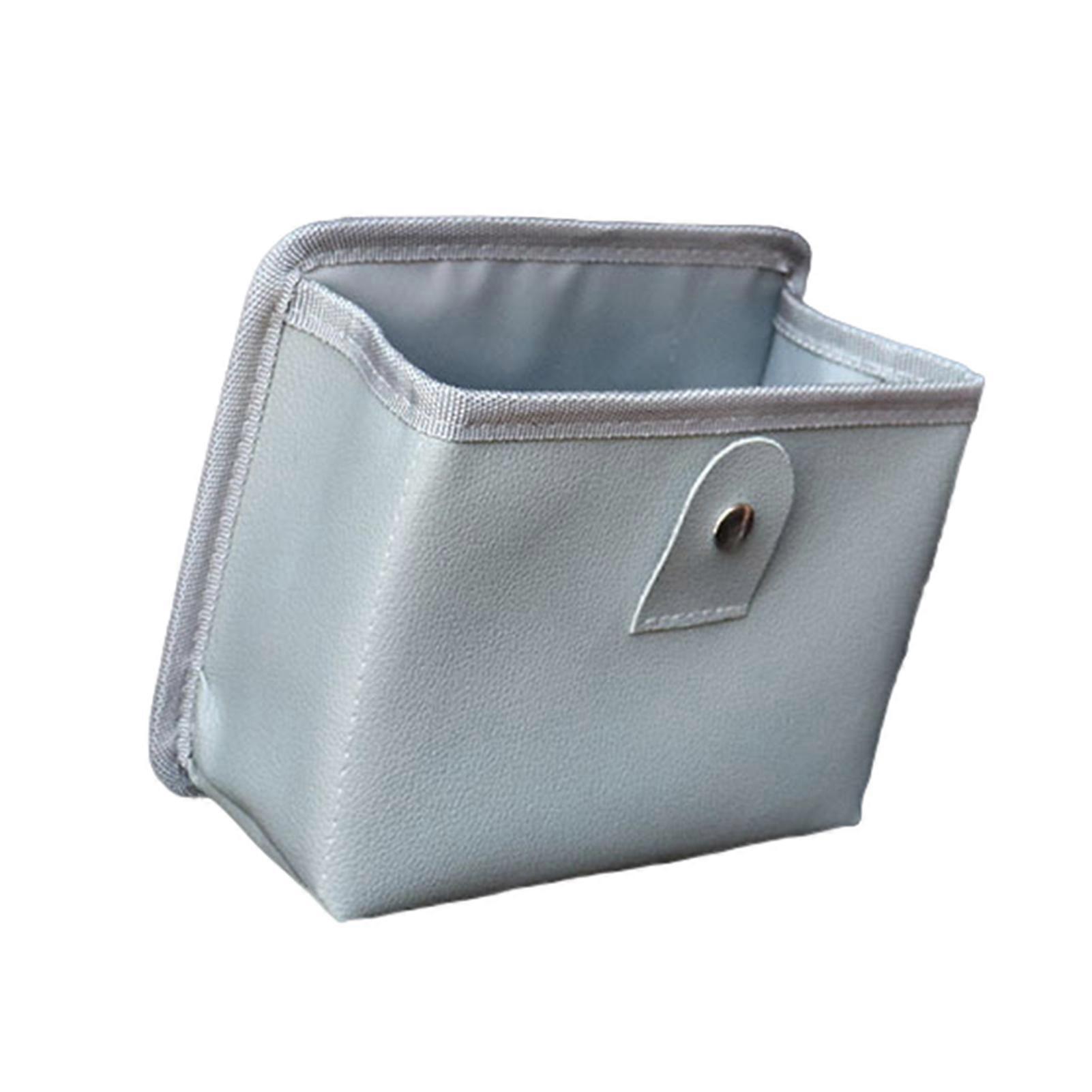 Car Trash Can Foldable Design Waterproof Large Capacity Easy to Install Clip-on Small Auto Dustbin Car Interior Organizer