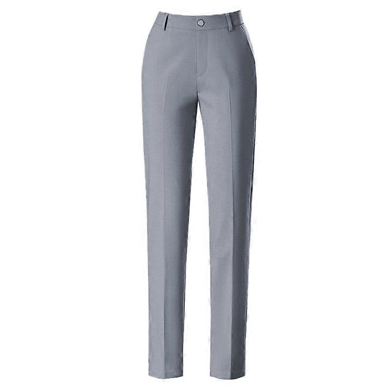 Womens High Waist Straight Leg Pant for Business