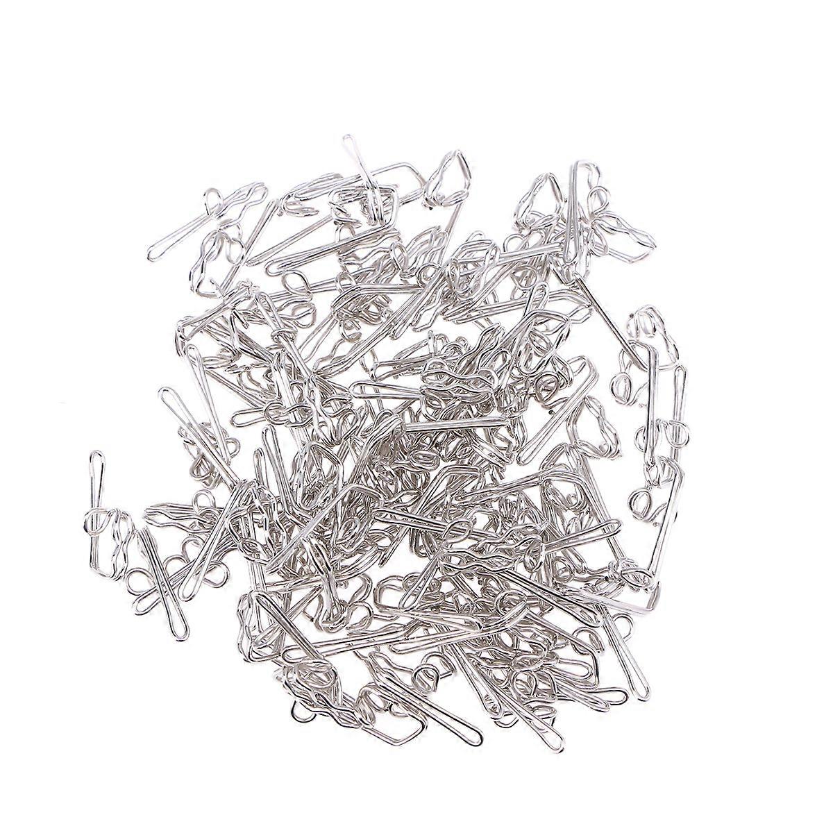 100 Pack Drapery Hooks Curtain Hooks Clips Curtain Hooks Shower Curtain Hooks Drapes Holdback