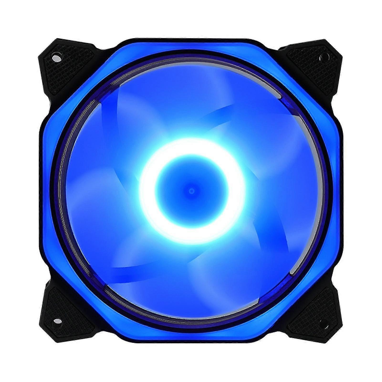 RGB Case Fan Low Noise 12cm Portable LED Universal PC Cooling Fan for Computer