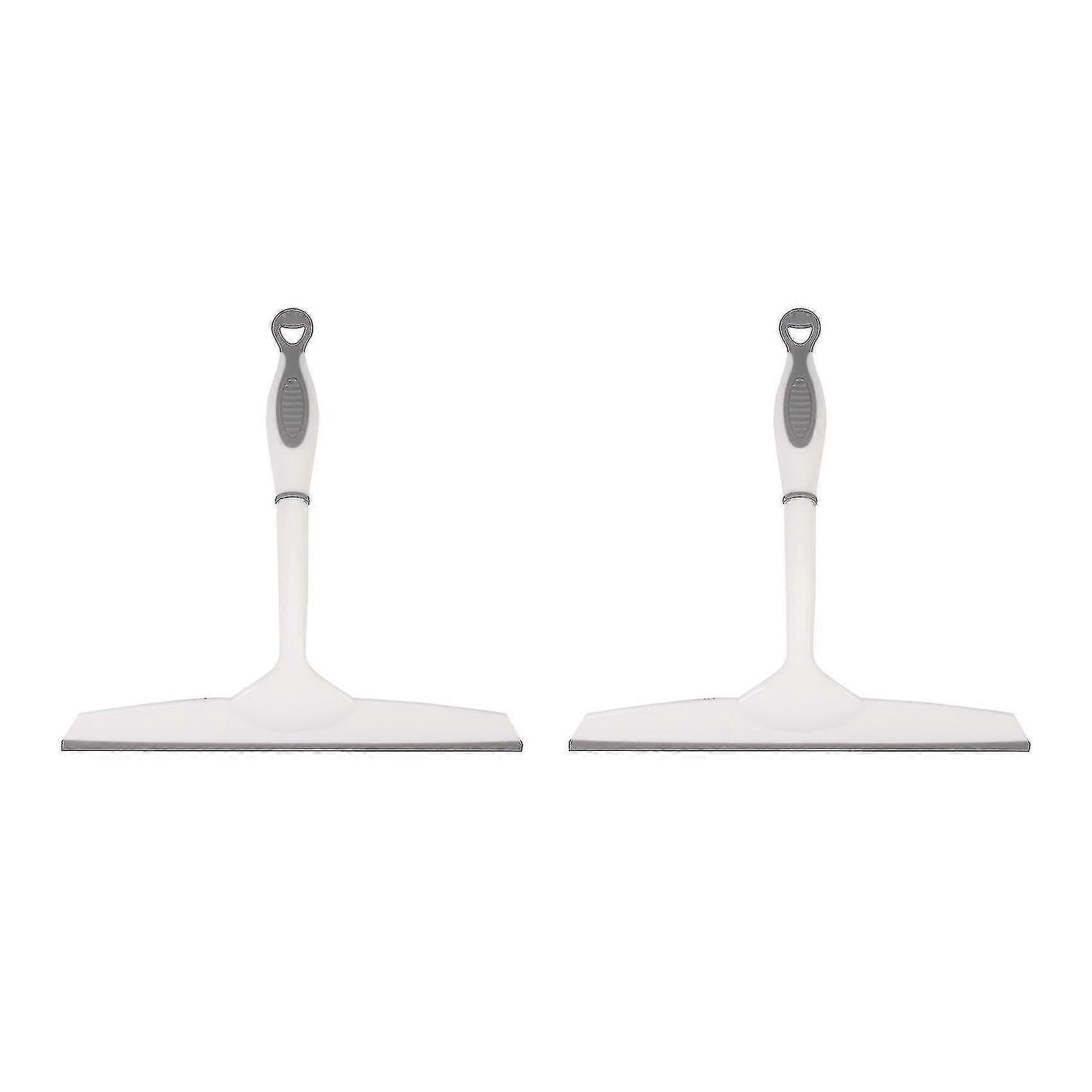 2x Practical Glass Scraper Wiper Window Brush Home Multipurpose Tools