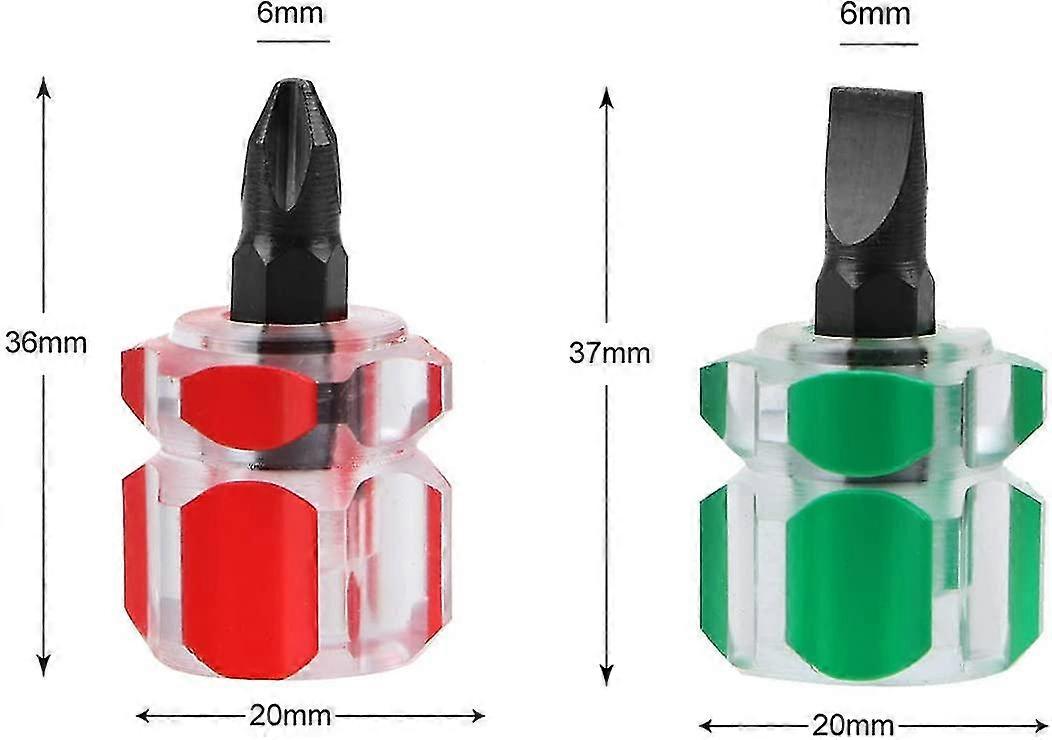 2pcs Sewing Machine Screwdriver Set Mini Flat Head Short Screwdriver Repair Tools