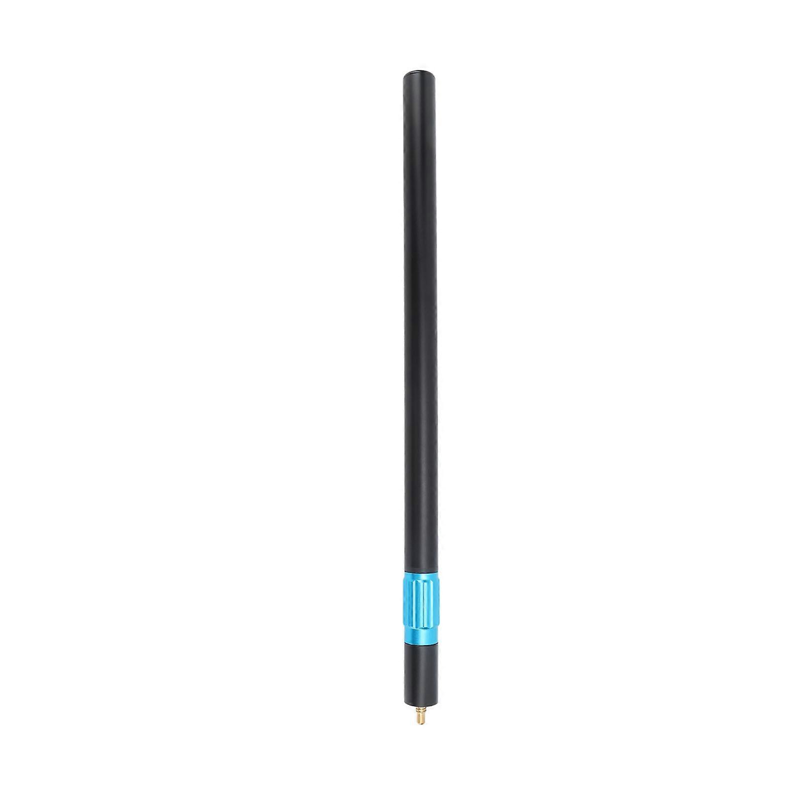 Billiards Pool Extension Blue 21in Telescopic Aluminium Alloy Comfortable Grip Simple Installation Cue Accessory
