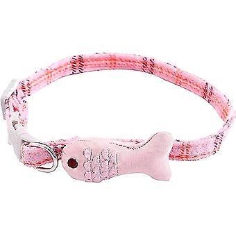 Pet Cat Collar Two-color Fish Dog Collar Pet Supplies adecuado para perros pequeños y medianos, gatos y gatos Joyería (1.0 Small) A106-36