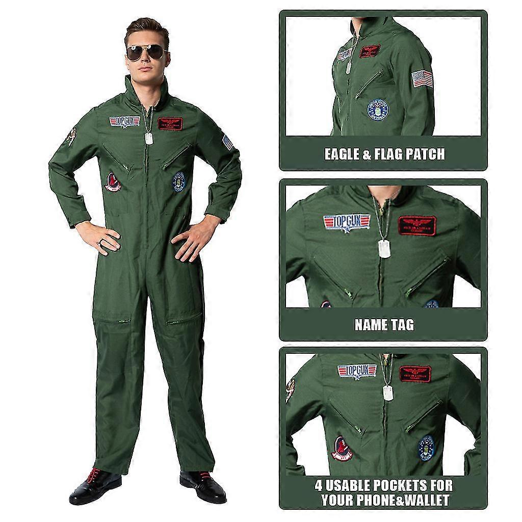 2022 Neue Halloween Top Gun Pilot Uniform Bar Party Spiele Gruppe Performance Tanz Plattform Kleid