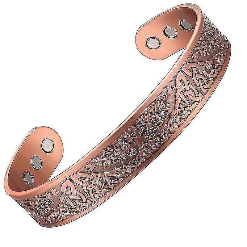 Copper Bracelet For Men Magnetic Adjustable Bracelet