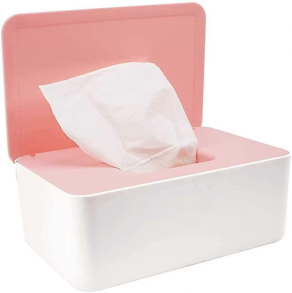 2024 علبة مناديل ، صندوق تخزين مناديل ، حامل موزع مناديل ، طفل محمول بلاستيكي مقاوم للغبار