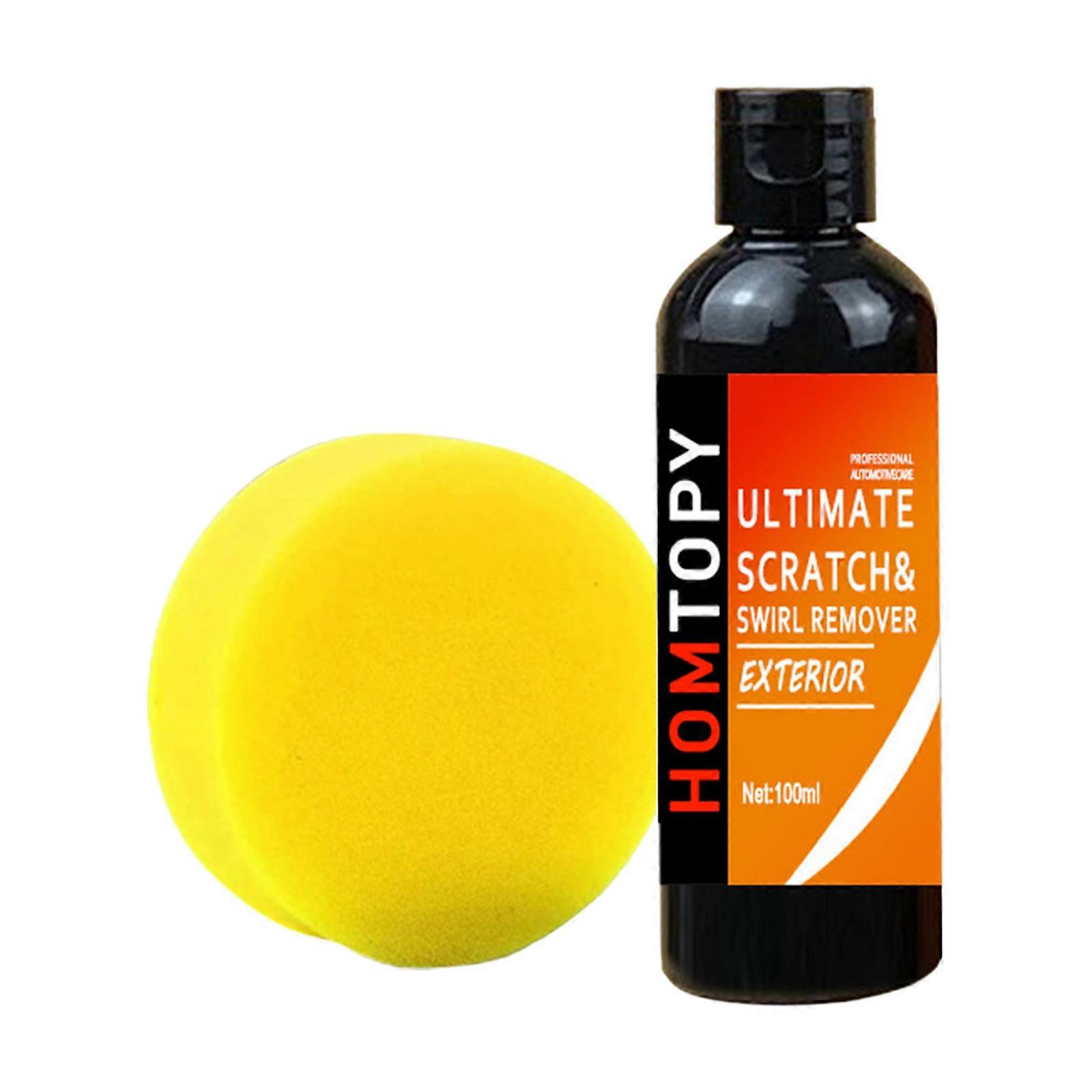 Bil Scratch Remover För Repor 2024 UpgradVehie Bil Lack Scratch Reparation Bil Repa Reparation Paste Med Svamp Bil Repa Reparation Polering Vax 100