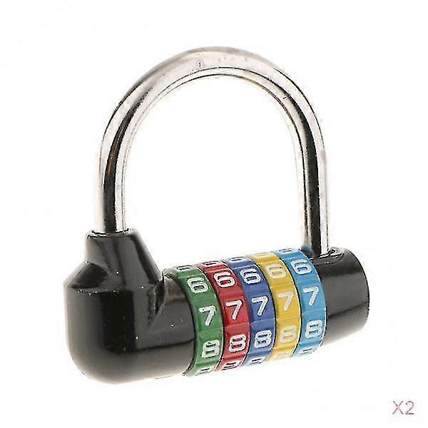 2pack Letters Combination Lock Resettable Padlock For Toolboxes Suitcases