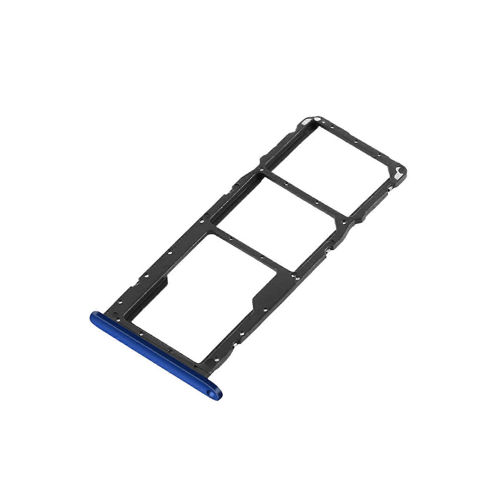 SIM card drawer for Honor 8X Dual Nano SIM and Micro-SD, Blue