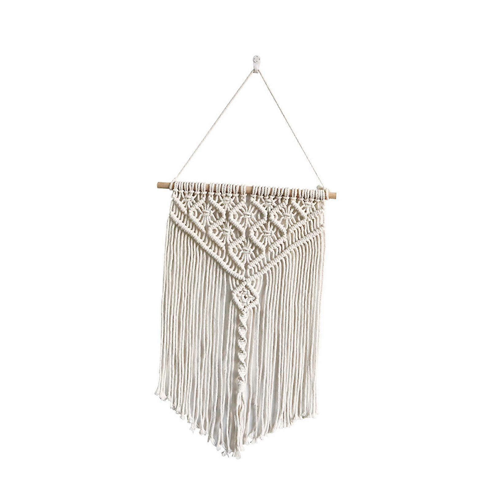 Macrame Wall Hanging Fringe Backdrop Window Bohemian Tapestry Wall Decor