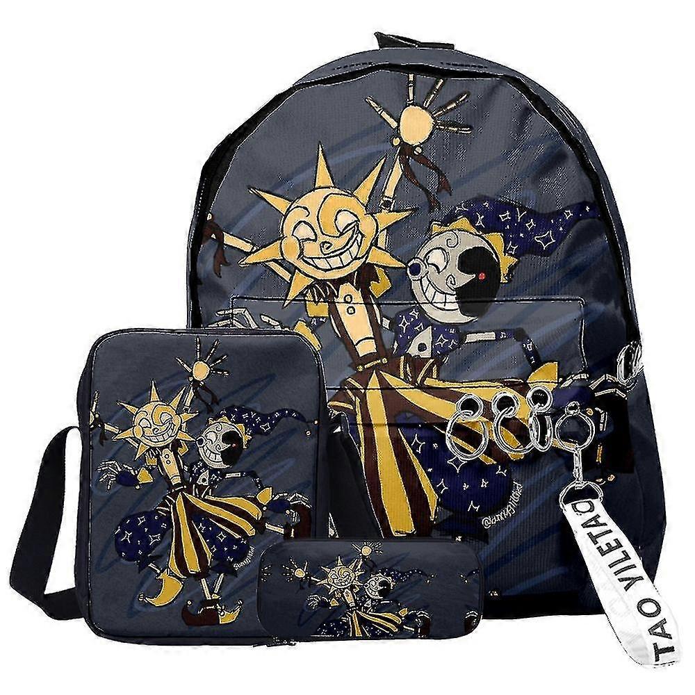 Five Night At Freddy Zaino Pranzo Pack Sacchetto Penna 3 pz Set Studente Fnaf Sacchetto Di Scuola Borse Bambini Zaino Borse Astuccio Regalo Alta Qu...