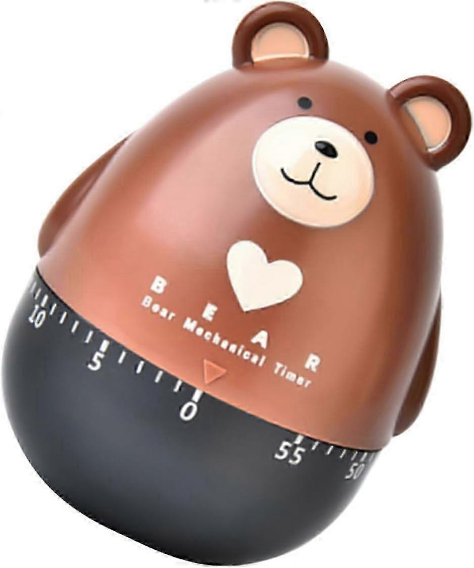 Bear Shaped Mechanical Kitchen Timer Alarm Clock