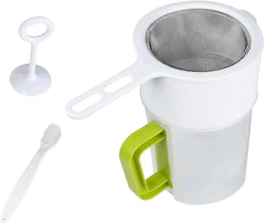 Food Strainer Multiple Usage Nut Milk Soy Milk Juice Tea Filter Cup Yogurt Strainer for Home Kitchen