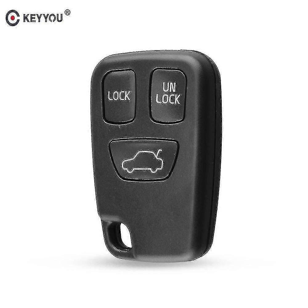 3 Buttons Remote Fob Car Key Shell Uncut Blade Key Case Replacement Auto Key Cover For Volvo S70 V70