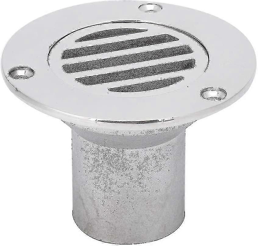1pc Båt Gulv Drain, 38mm Rustfritt stål Båt Deck Avløpsenhet Båt Deck Hardware Tilbehør