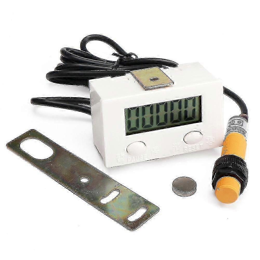 0-99999 Lcd Digital Display Electronic Counter Punch Magnetic Induction Proximity Switch Reciprocat Edition