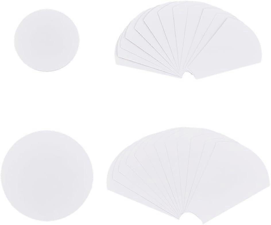 4 Styles 88Pcs Patchwork Paper Quilting White Paper Piecing Templates for Quilting Patchwork Quilt Template English Paper Piecing for Sewing Projects