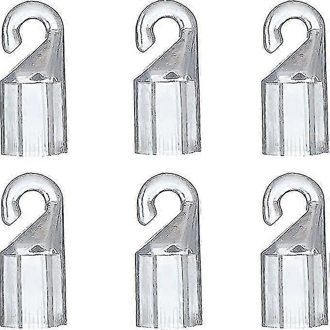 Jinyi Wand Tip Hook Sleeve Clear S Hook Wand Tip Connector Wand Cap For Hexagon Blind Tilt Wn Mini And (42pcs)
