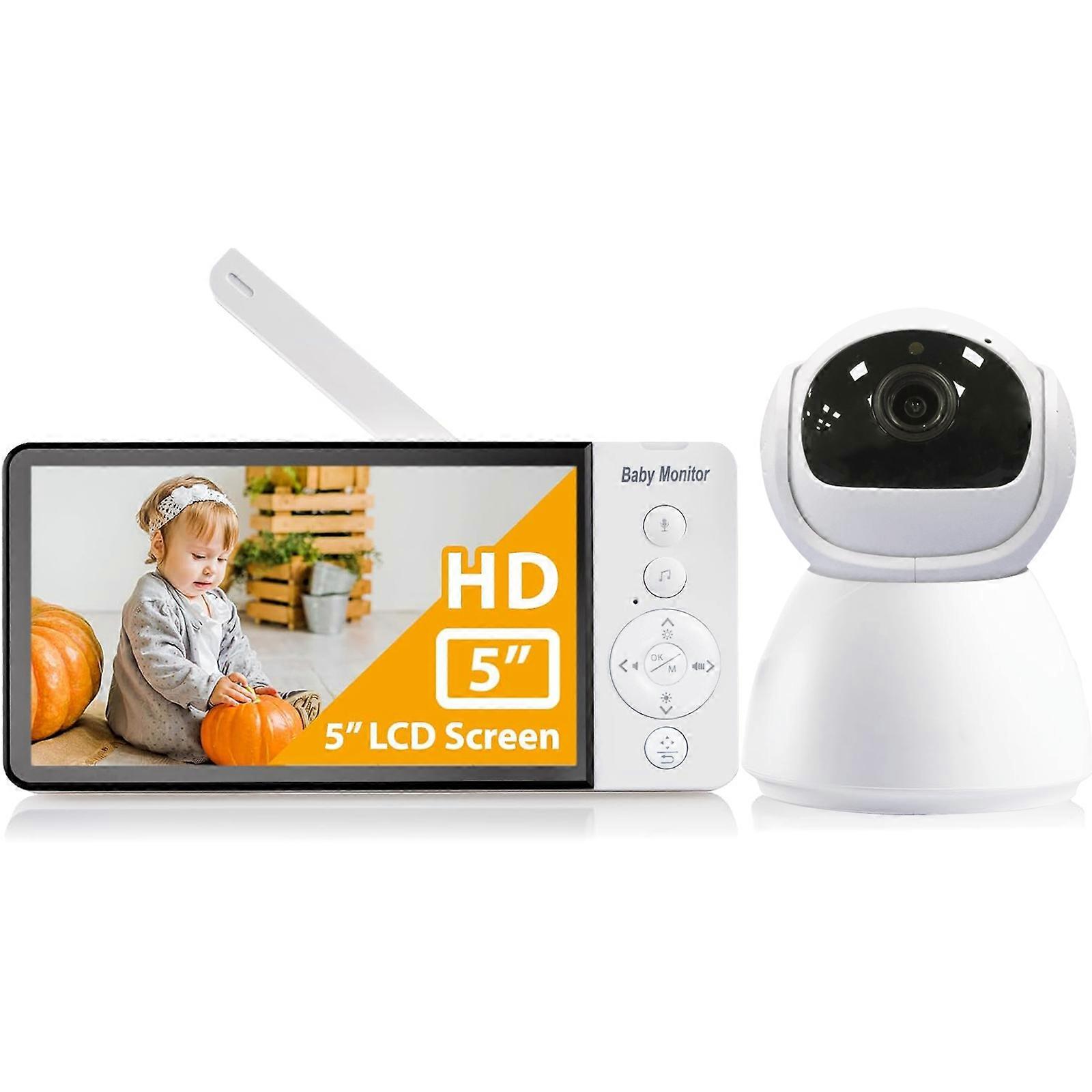 5'' Video Baby Monitor with VOX and Lullaby Feature
