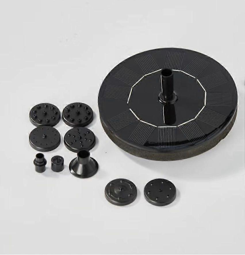 1w aurinkovoimalla toimiva kelluva pumppu vesilähde kotipuutarha sisustus.