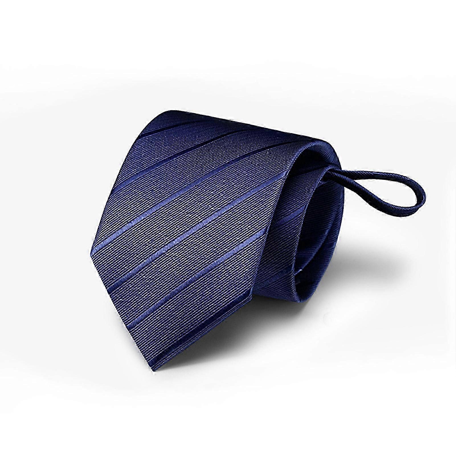 Zipper Tie for Formal Wedding Bridegroom Polyester Easy Pull Knot