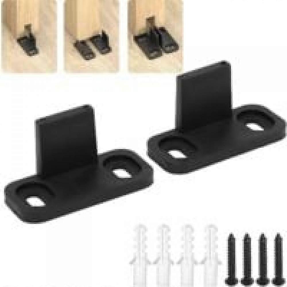 Sliding Door Trim, Non-Slotted Adjustable Bottom Guide Hardware PartsBarn Door Floor Guide