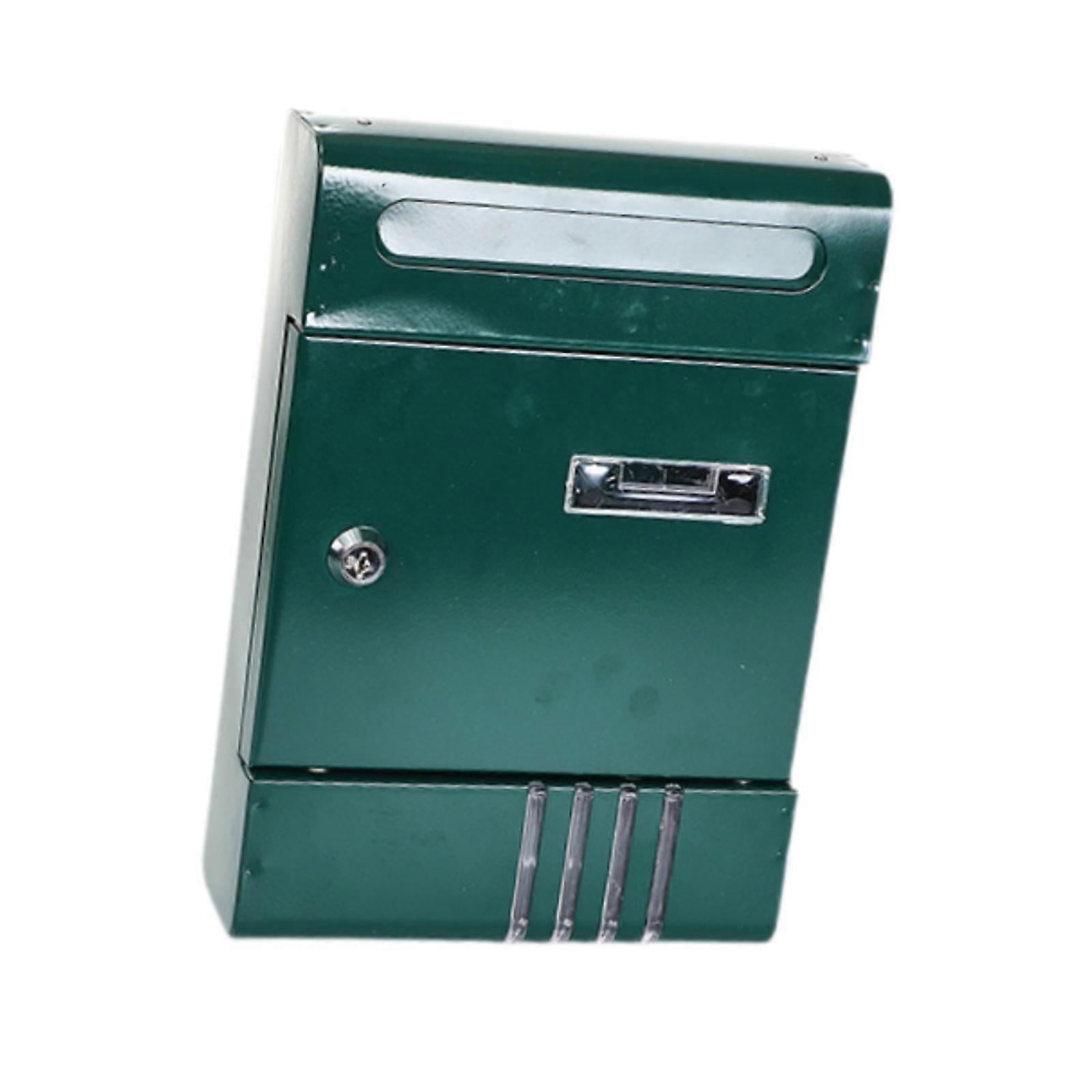 Wall Mounted Mailbox Postbox Lockable Modern with 2 Keys Rustproof Letter Box