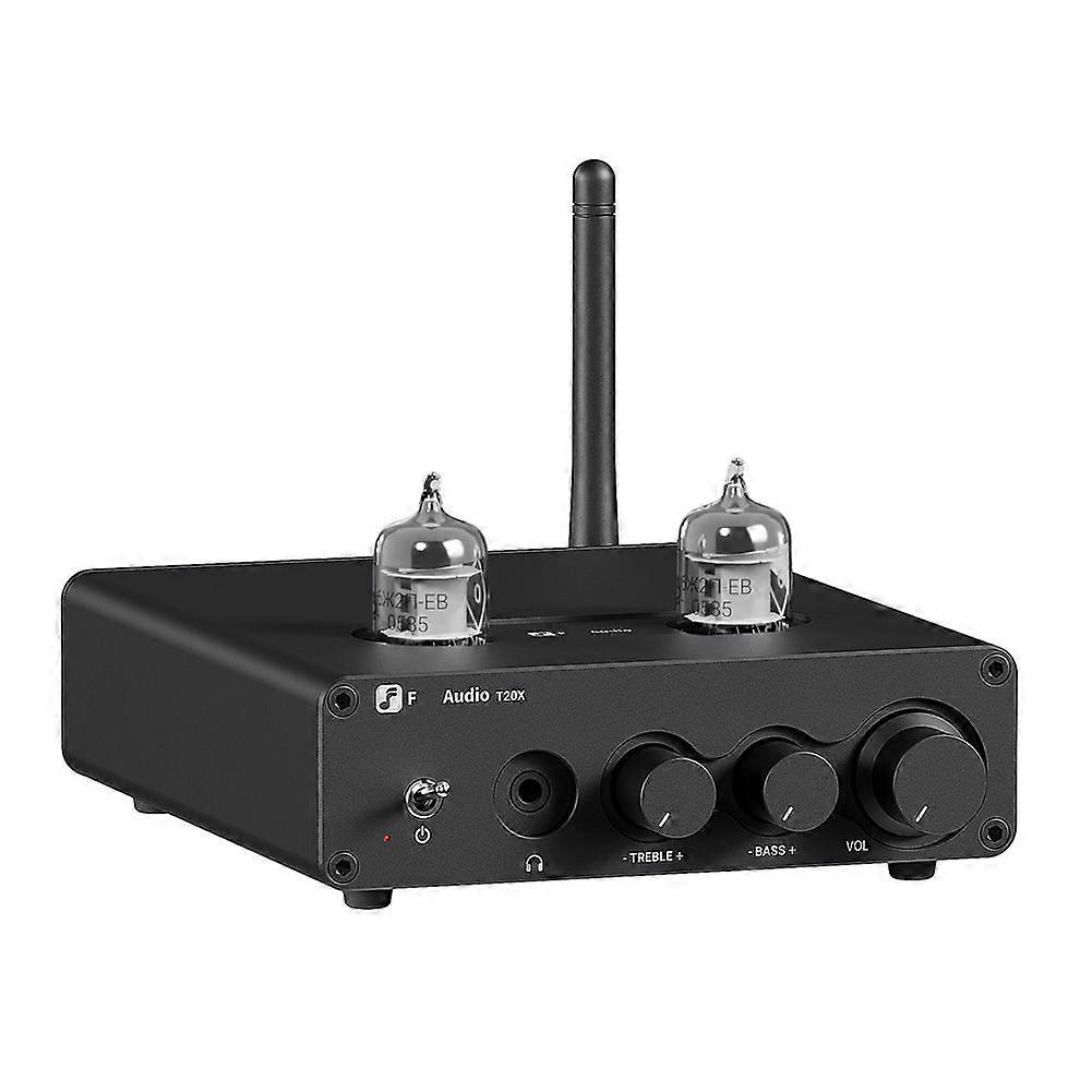 For T20X 100W Bluetooth5.0 Vacuum Tube Amplifier Stereo Power Amp TPA3221 for Home Theater Speakers EU PLUG