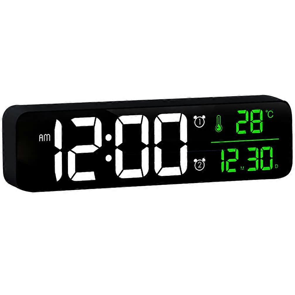 Digital Alarm Clock with Date and Temp Display