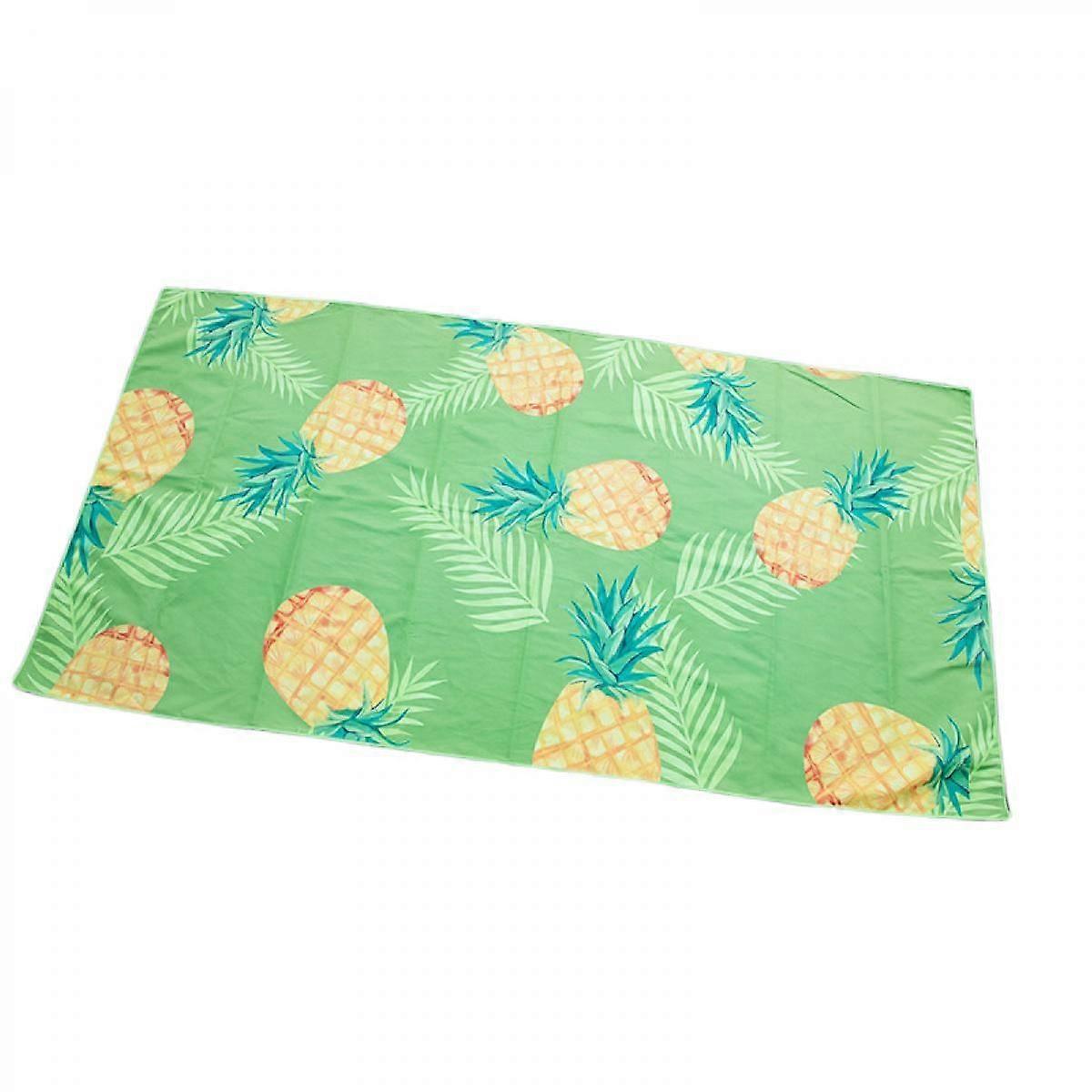 Pineapple Printed Beach Towels, 55" X 27" Pool Towels Sand Free Fast Dry Travel For Outdoor Swimming Towel, Camping, Picnic, Yoga