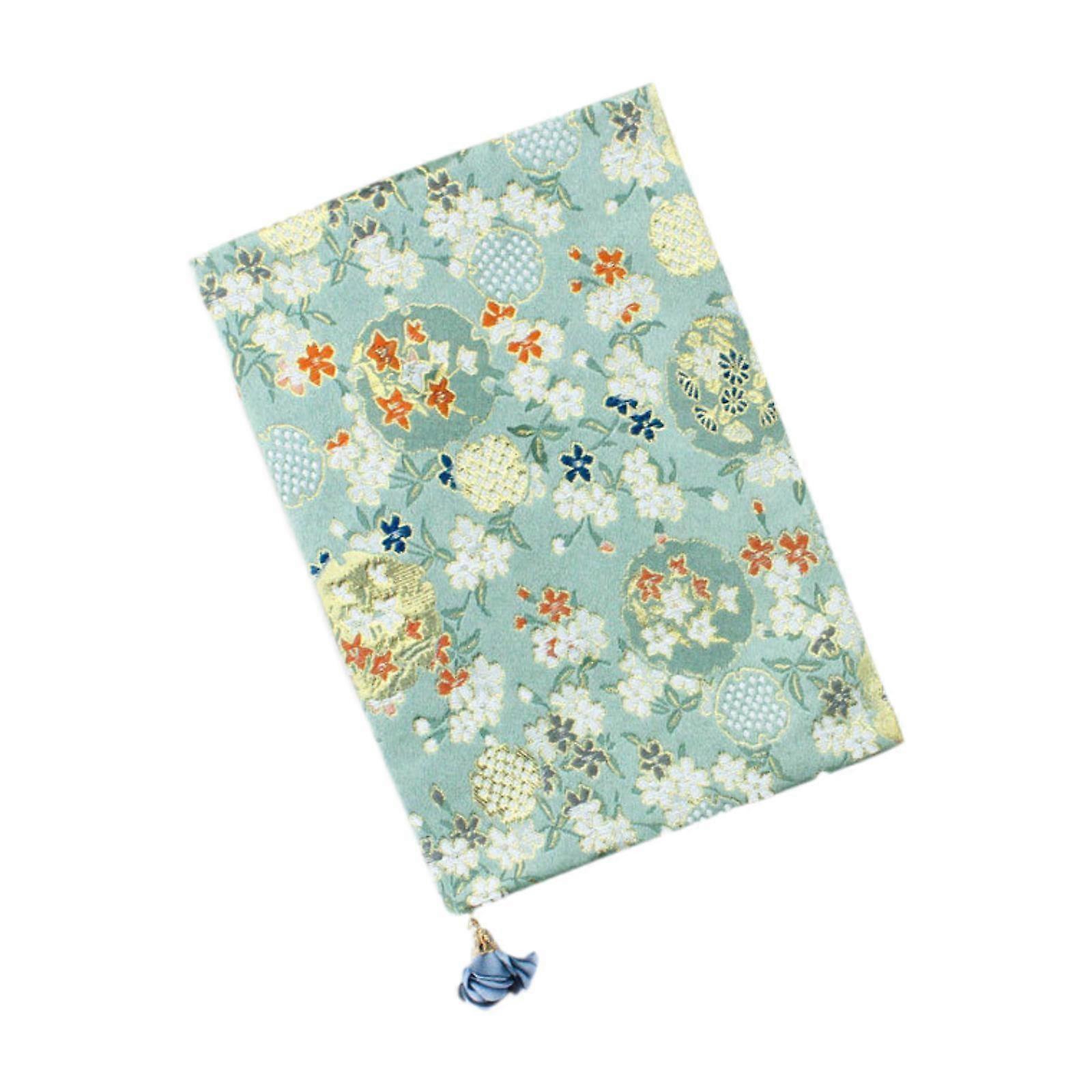 Decorative Notebook Cover Book Protector with Flower Pattern Reusable Scratch