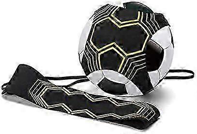JAWAGA מאמן כדורגל / כדורעף / רוגבי, ציוד אימון כדורגל סיוע כדורגל בעיטות אימון חגורת מותניים מתכווננת לילדים מבוגרים.