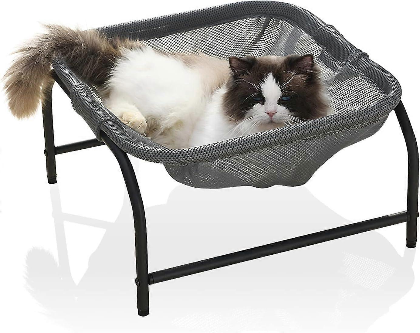 Cat Bed for Big Cats - Square Hammock Style Sleeping Bed for Large Dogs and Pets, Durable Fabric, Cozy Design