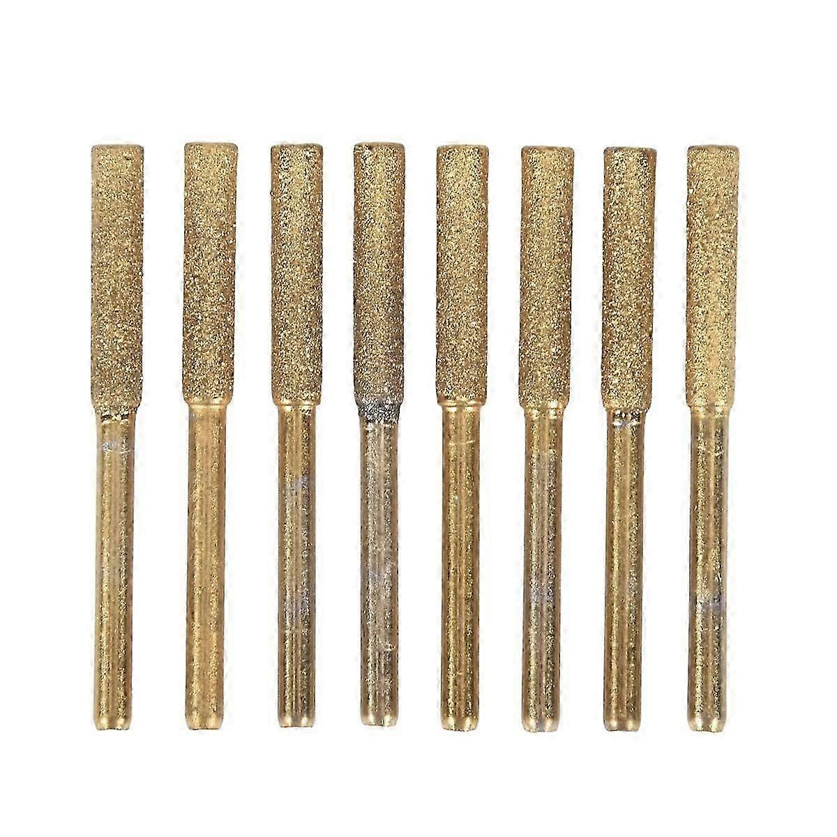 8Pcs High Hardness Diamond Chainsaw Sharpener-Stone File,Diamond Sharpening Wheels Chainsaw File(5/