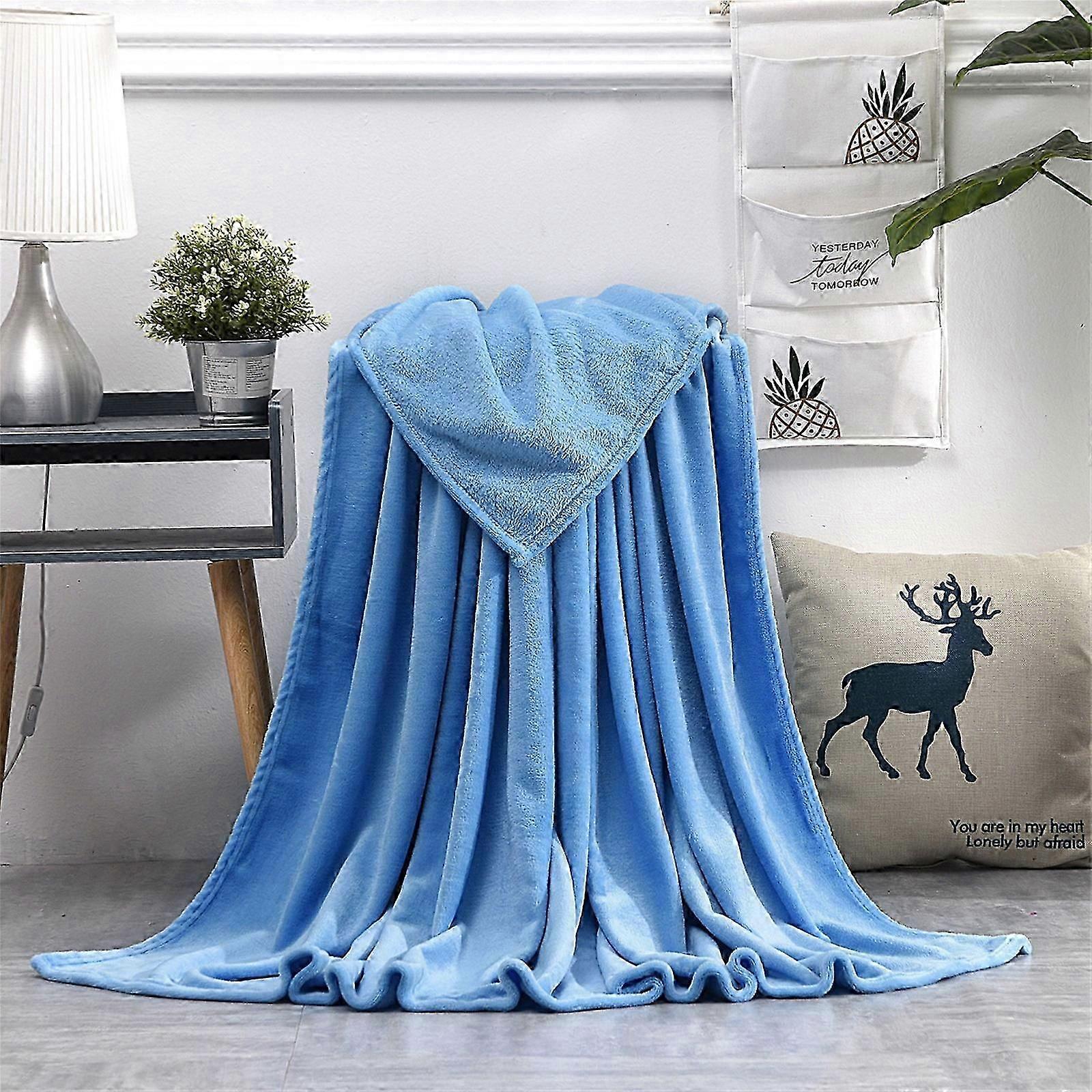 Super Soft Warm Warm Fleece Blanket Throw Rug Sofa Bedding-Good
