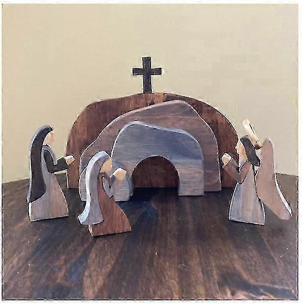 Easter Decorations Easter Ornament Religious Easter Scene Decor