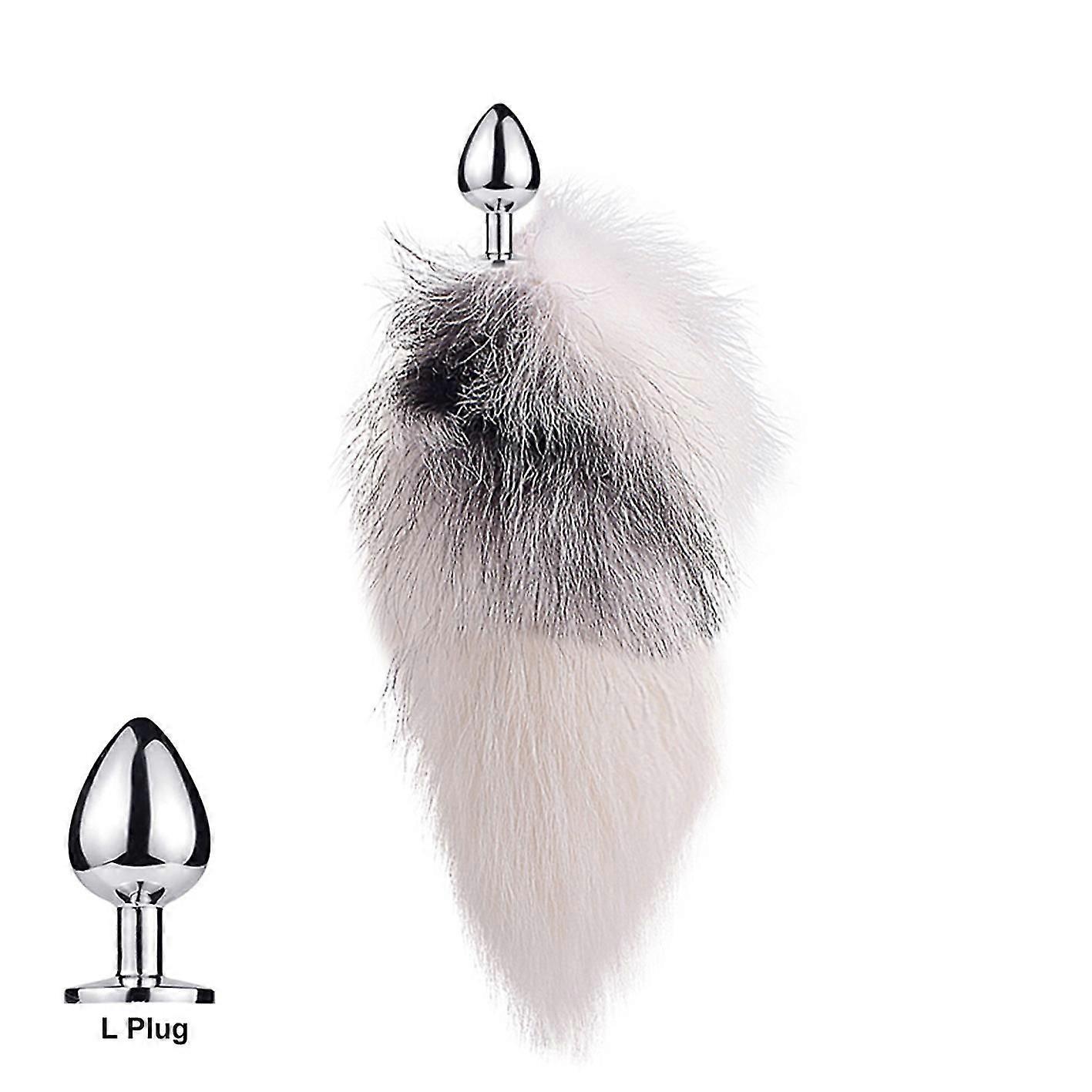 Tail Plug-in Fox Tail Cat Small Props Real Hair Small Tail Detachable Dog Playing Sp