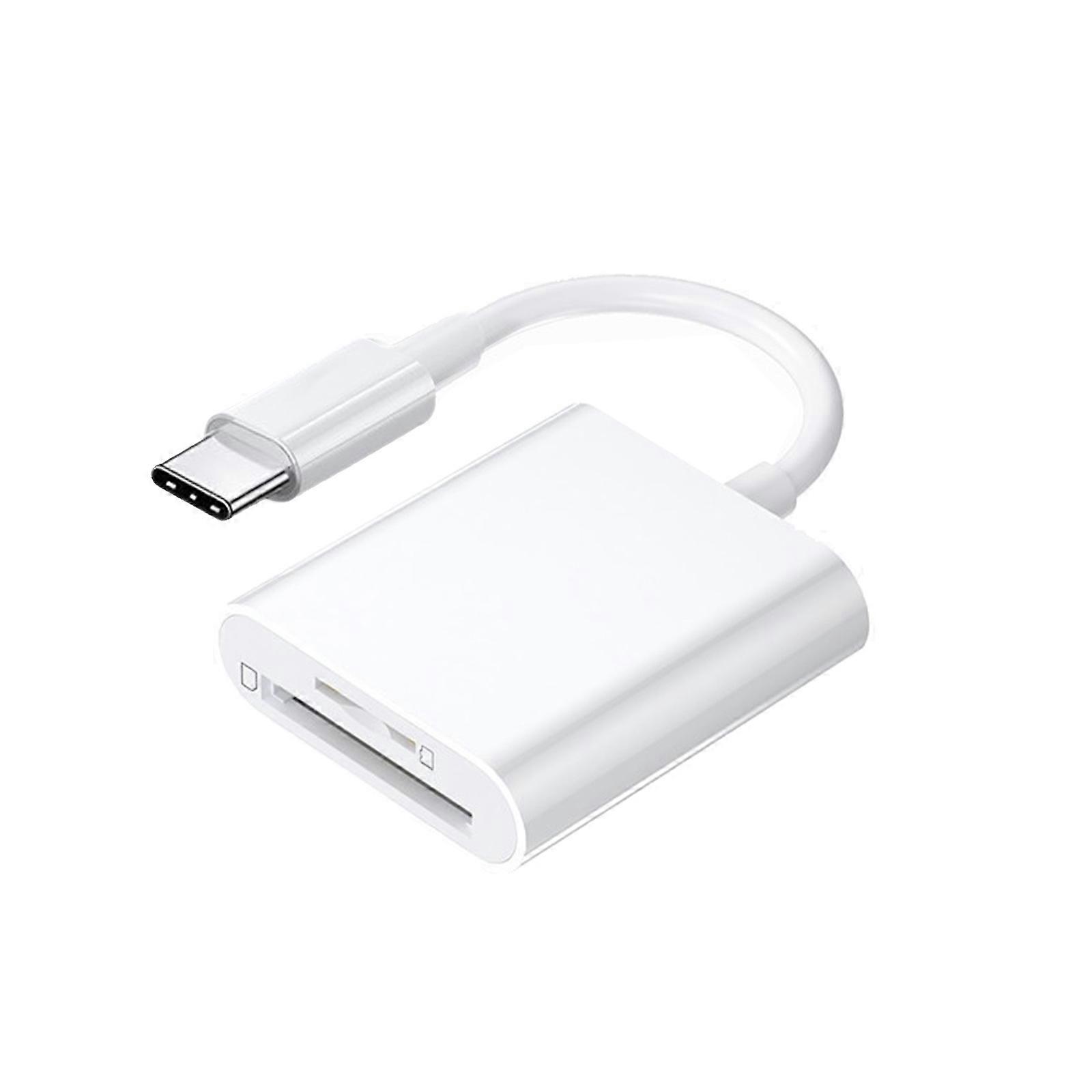 USB Type C Memory Card Reader Adapters Cable USB C Card Reader Data Converters Cord Wire for Laptops Phone