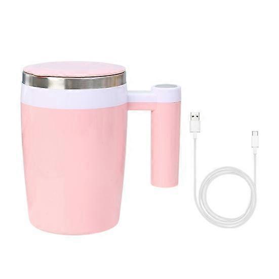 Electric Self Stirring Coffee Mug USB Charging 380ml Magnetic Stirring Coffee Cup Automatic Rotatable Metal Mixing Cup for Home Office