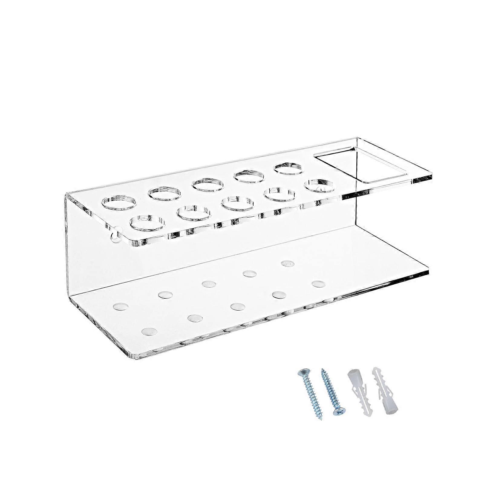 Whiteboard Marker Holder Dry Erase Marker Holder 10 Marker Slots and Eraser