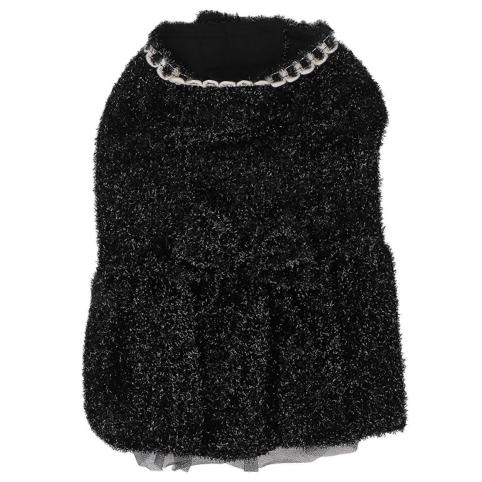 Pet Party Dress for Small Dogs Girl, Stretchy and Breathable Polyester Fabric with Hook And Loop Closure, Adjustable Chest Size for Festive Occasions