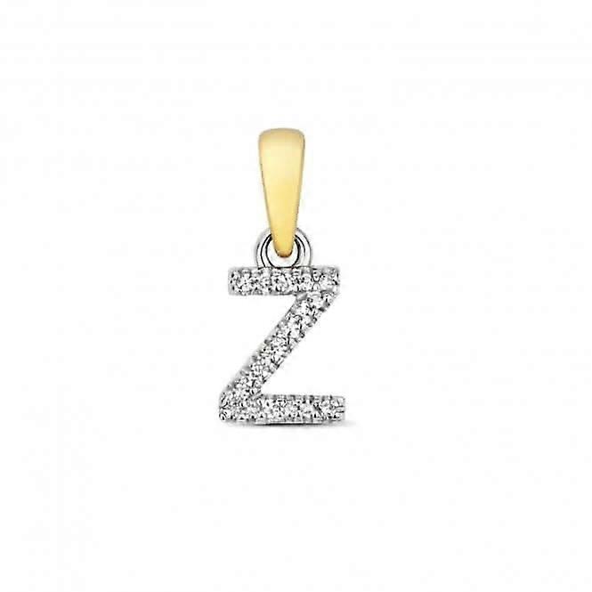 Diamond Jewellery 9ct Gold Diamond Initial Z Pendant PD181/Z