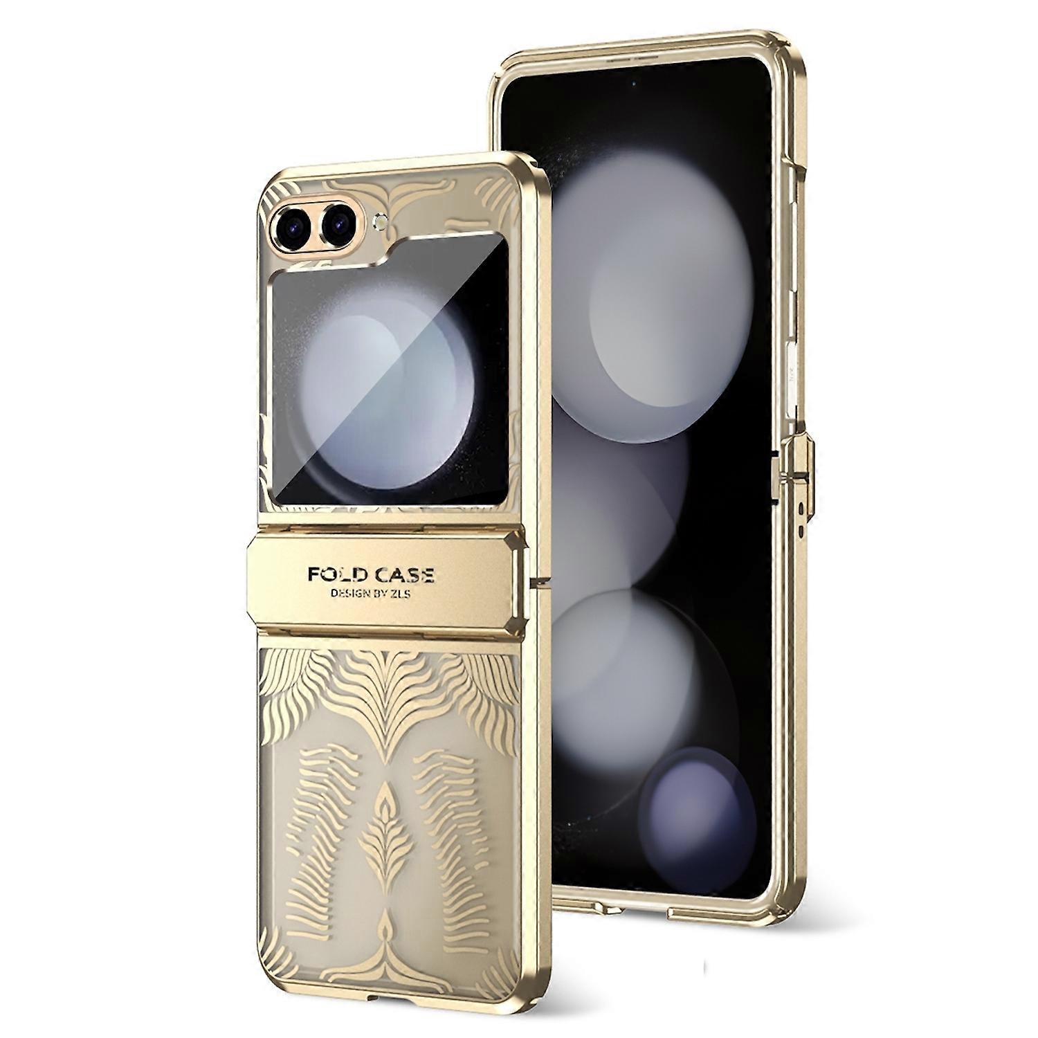 适用于三星 Galaxy Z Flip5 PC/TPU 电镀手机壳