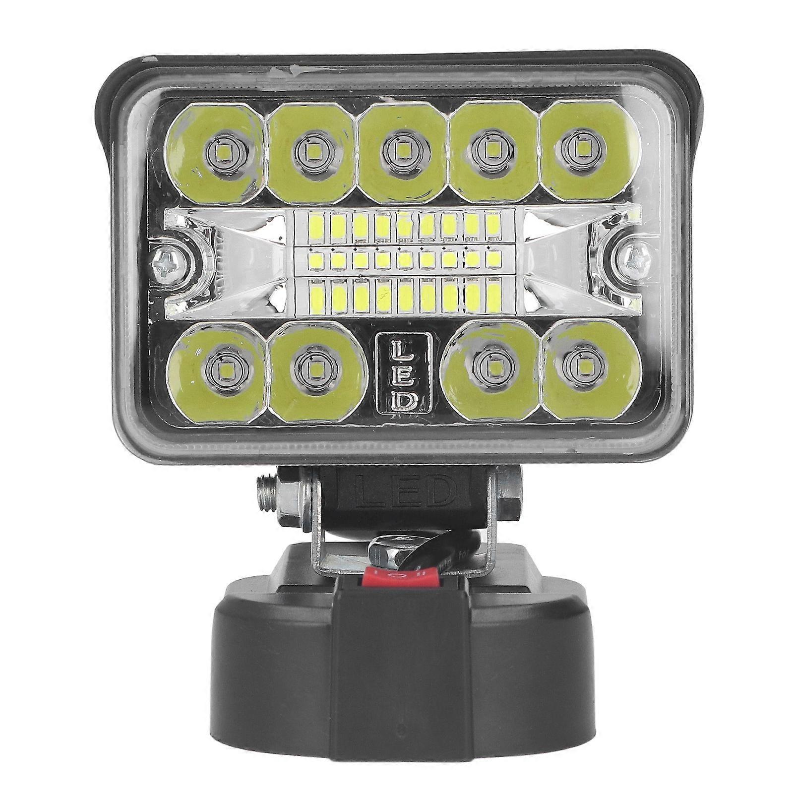 3in LED Work Light with Stand Cordless Lamp for Outdoor Lighting Emergency 54W 2800LM 6500K