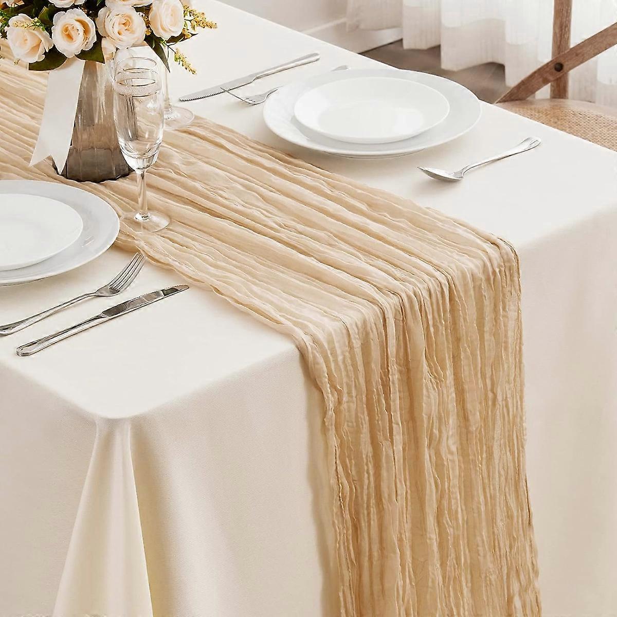 Baby Shower Decoration, Gauze Table Runner for Wedding